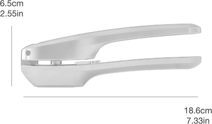 Stainless Steel Garlic & Ginger Press - Odor Free Hands, No Peel