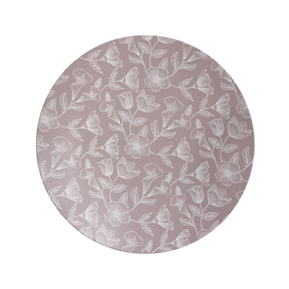 10 In. Trendables Blossom Circle Plastic Dinner Plates - 10 ct.