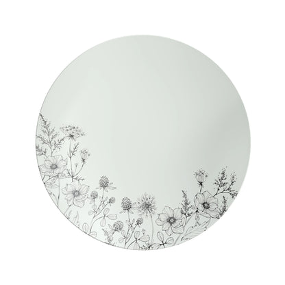 10 In. Trendables Dandelion Bloom Plastic Dinner Plates - 10 ct.