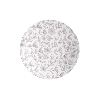 8 In. Trendables Blossom Circle Salad/Dessert Plates - 10 ct.