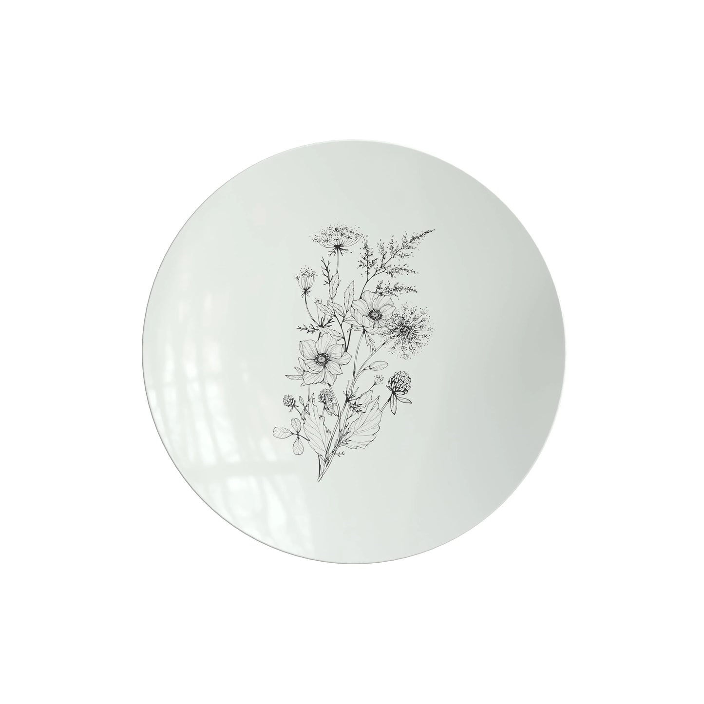 8 In. Trendables Dandelion Bloom Salad/Dessert Plates - 10 ct.