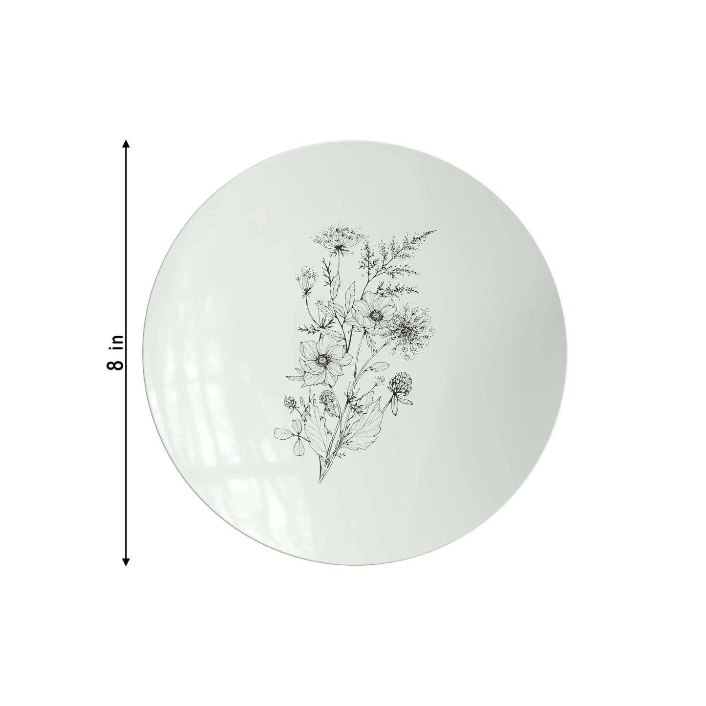 8 In. Trendables Dandelion Bloom Salad/Dessert Plates - 10 ct.