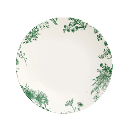 10 In. Trendables Verdure Design Plastic Dinner Plates - 10 ct.