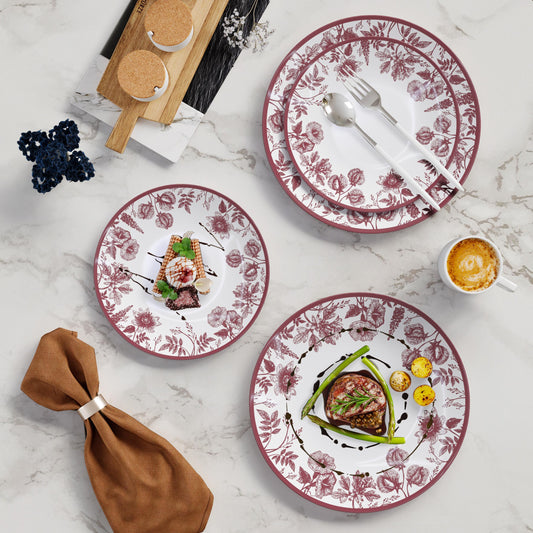 8 In. Trendables Vine Design Salad/Dessert Plates - 10 ct.