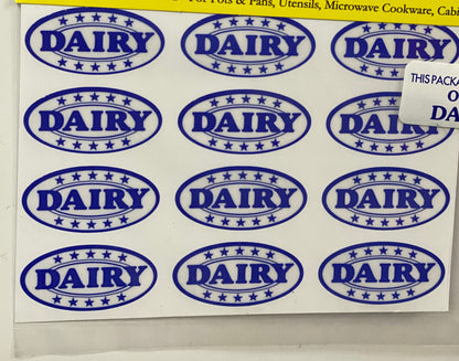 Kosher Labels - Meat/ Dairy/ Pareve
