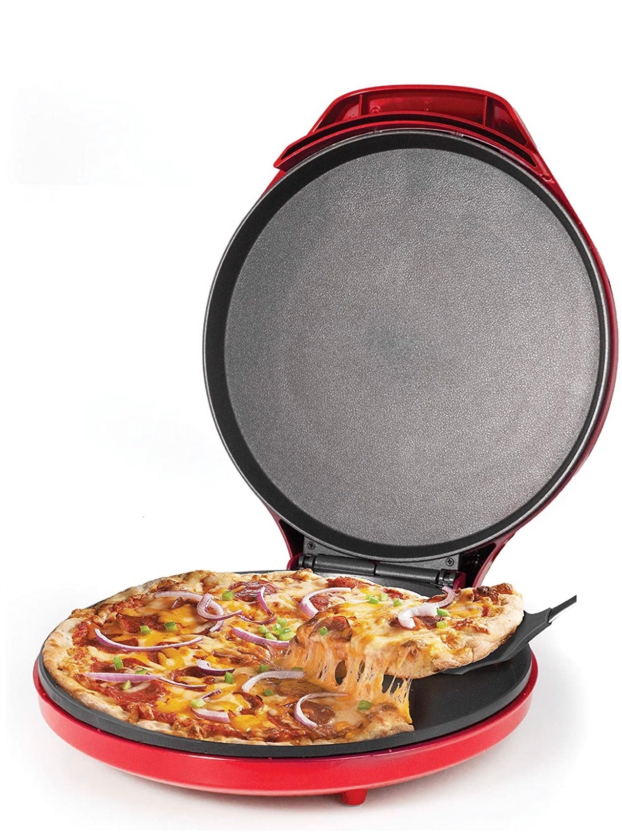 Betty Crocker Pizza Maker Plus - Red - Kosher Certified