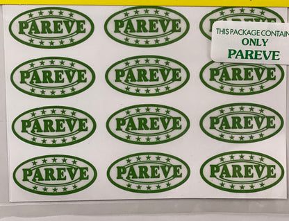 Kosher Labels - Meat/ Dairy/ Pareve