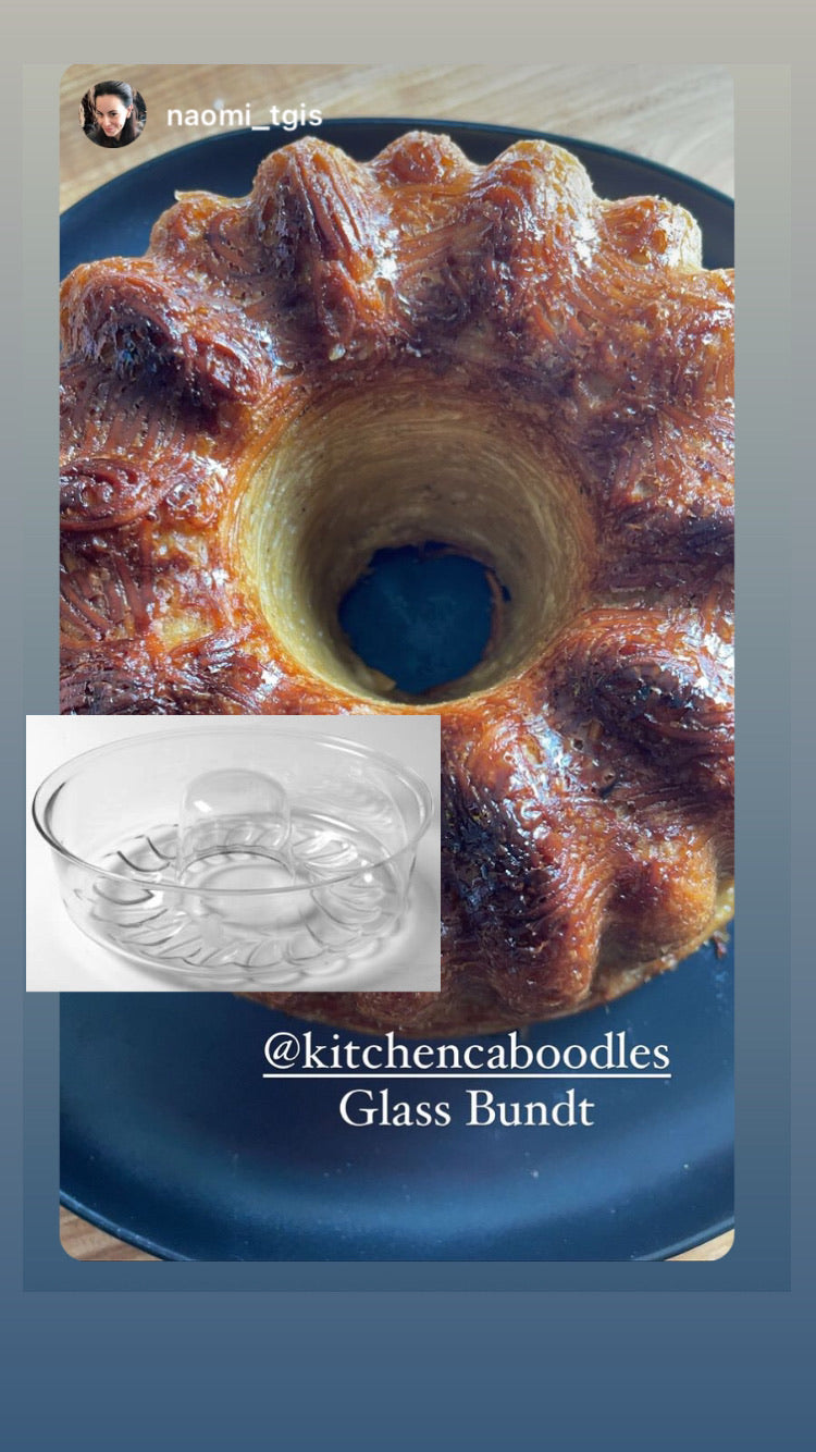 Glass Bundt Pan / European Cake Form