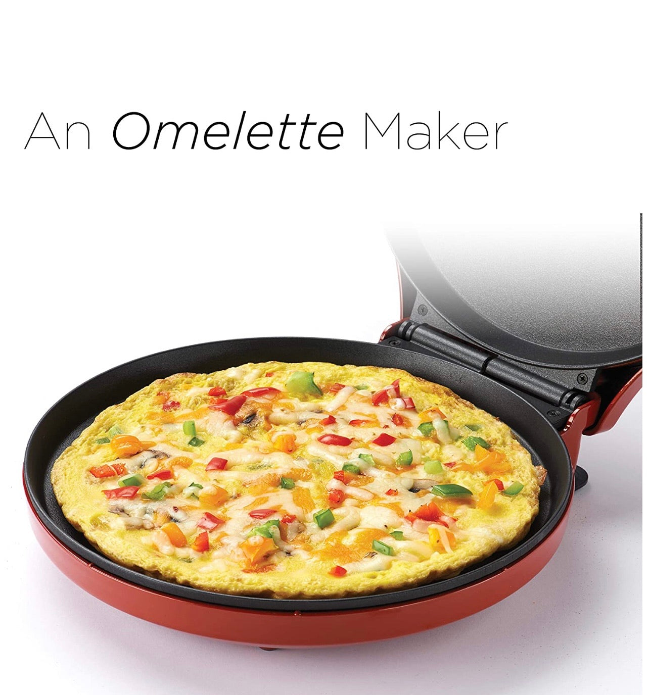 Betty Crocker Pizza Maker Plus - Red - Kosher Certified