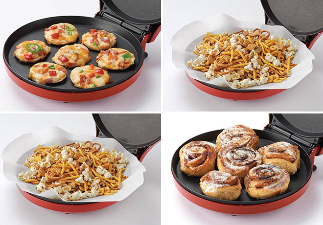 Betty Crocker Kosher Certified Pizza Maker Plus Round Electric Skillet