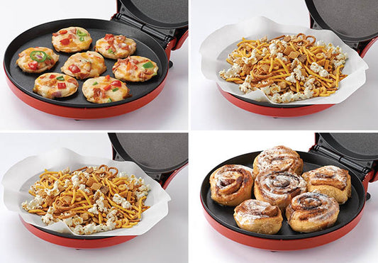 Betty Crocker Kosher Certified Pizza Maker Plus Round Electric Skillet